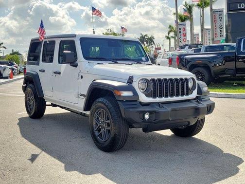 Bright White Clearcoat 2025 Jeep Wrangler Sport