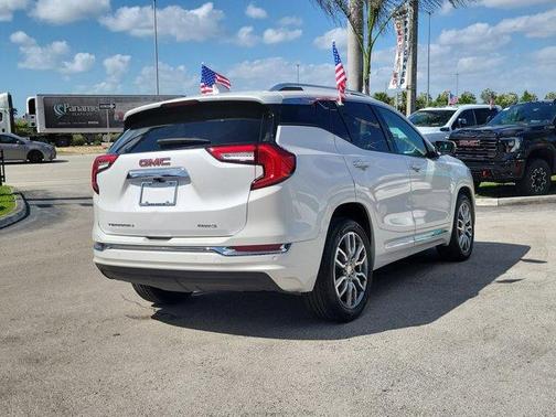 White Frost Tri-Coat 2024 GMC Terrain Denali