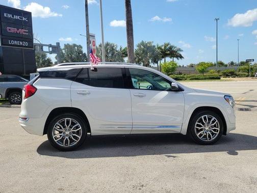White Frost Tri-Coat 2024 GMC Terrain Denali