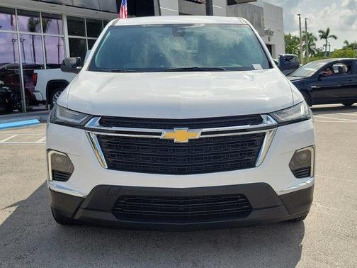 Summit White 2023 Chevrolet Traverse LS