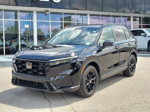 Crystal Black Pearl 2025 Honda CR-V Hybrid Sport
