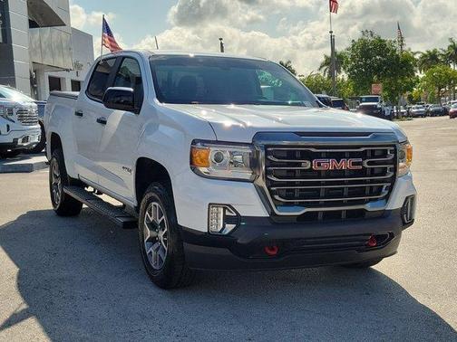 Summit White 2021 GMC Canyon AT4