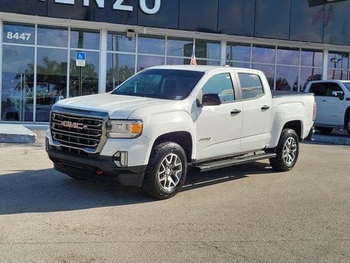 Summit White 2021 GMC Canyon AT4