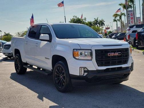 Summit White 2022 GMC Canyon Elevation