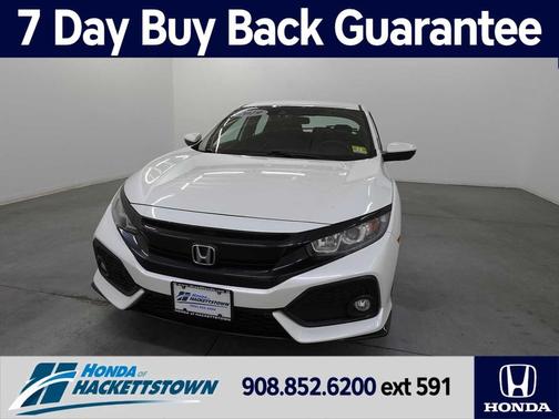 White Orchid Pearl 2019 Honda Civic Sport