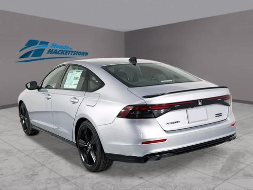 Solar Silver Metallic 2026 Honda Accord Hybrid Sport-L
