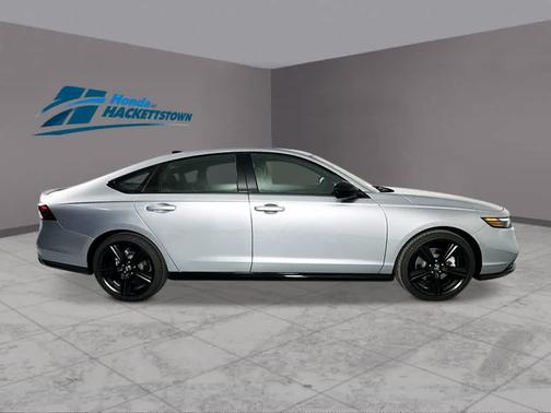Solar Silver Metallic 2026 Honda Accord Hybrid Sport-L
