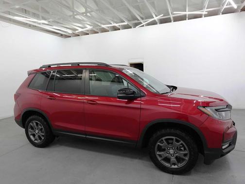 Radiant Red Metallic II 2024 Honda Passport AWD TrailSport