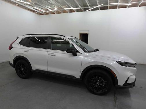 Platinum White Pearl 2023 Honda CR-V Hybrid Sport AWD