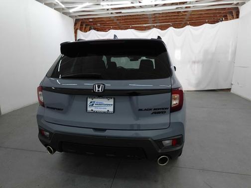 Sonic Gray Pearl 2024 Honda Passport AWD Black