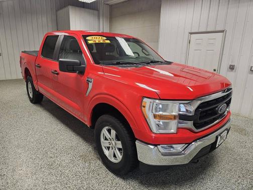 RED 2021 Ford F-150 SUPERCREW