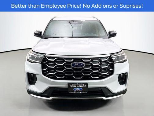 White 2026 Ford Explorer Platinum