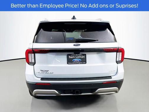 White 2026 Ford Explorer Platinum