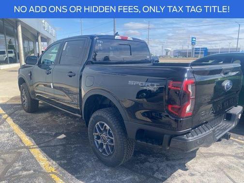 Black 2026 Ford Ranger XLT