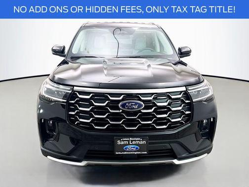 Black 2026 Ford Explorer Platinum
