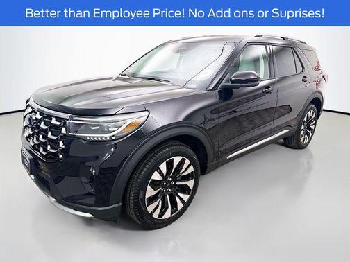 Black 2026 Ford Explorer Platinum