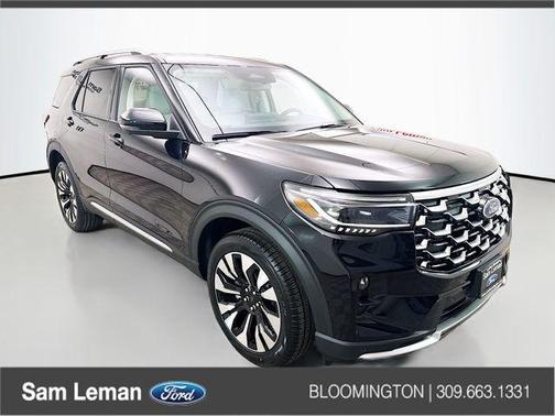 Black 2026 Ford Explorer Platinum