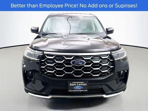 Black 2026 Ford Explorer Platinum