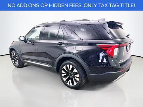 Black 2026 Ford Explorer Platinum