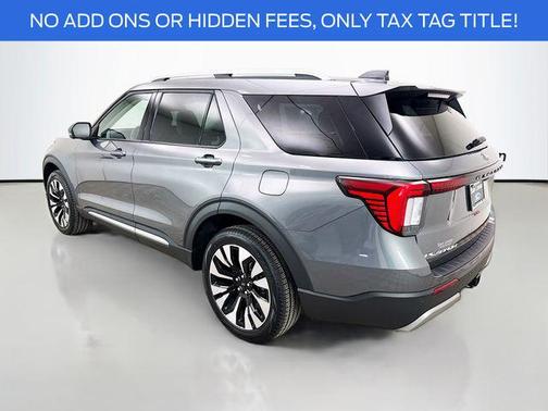 Gray 2026 Ford Explorer Platinum