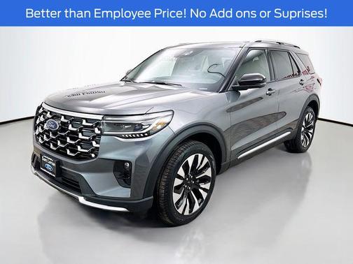 Carbonized Gray Metallic 2026 Ford Explorer Platinum
