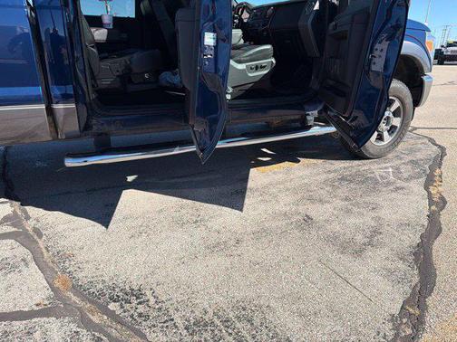 Blue 2012 Ford F-250 Lariat
