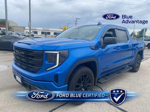 Dynamic Blue Metallic 2022 GMC Sierra 1500 Elevation