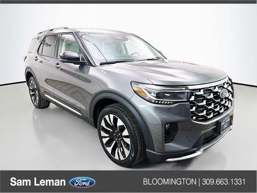 Gray 2026 Ford Explorer Platinum