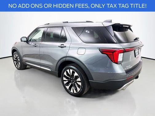 Gray 2026 Ford Explorer Platinum