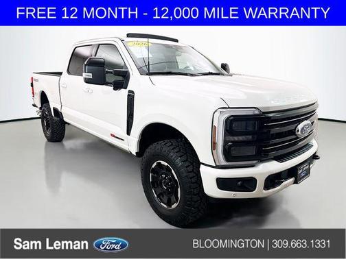 White Metallic 2026 Ford F-250 Platinum
