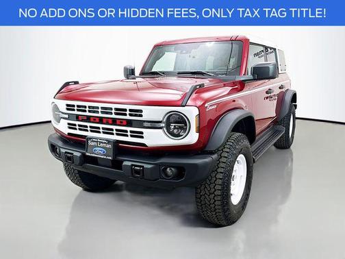 Ruby Red Metallic Tinted Clearcoat 2026 Ford Bronco Heritage Edition