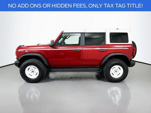 Ruby Red Metallic Tinted Clearcoat 2026 Ford Bronco Heritage Edition