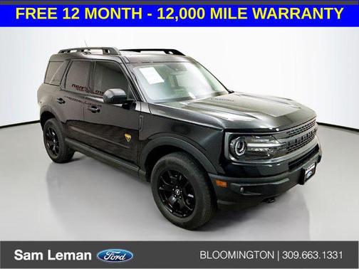 Shadow Black 2024 Ford Bronco Sport Badlands