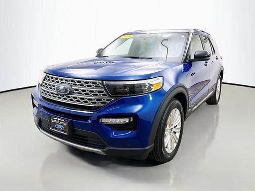 Blue 2020 Ford Explorer Limited