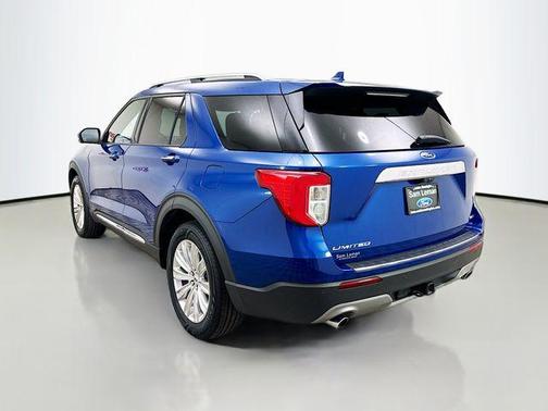 Blue 2020 Ford Explorer Limited
