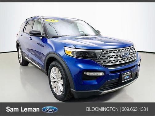 Blue 2020 Ford Explorer Limited