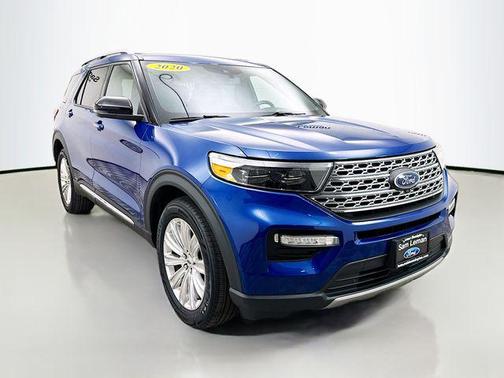 Blue 2020 Ford Explorer Limited