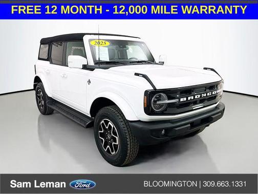 Oxford White 2025 Ford Bronco Outer Banks