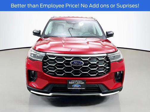 Rapid Red Metallic Tinted Clearcoat 2026 Ford Explorer Platinum