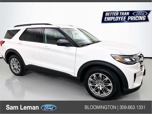 Star White Metallic Tri-Coat 2026 Ford Explorer Active