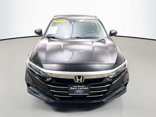 Black 2021 Honda Accord LX 1.5T
