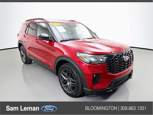 Red Metallic 2025 Ford Explorer ST-Line