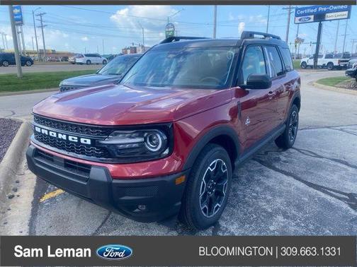 Ruby Red Metallic Tinted Clearcoat 2026 Ford Bronco Sport Outer Banks