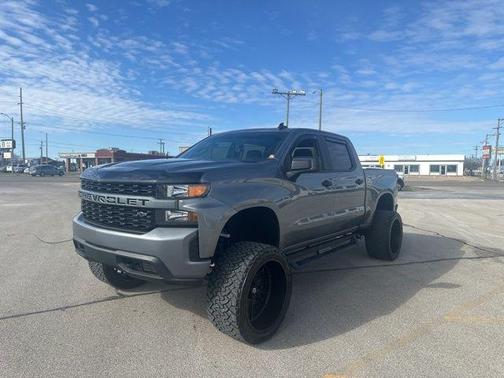 Satin Steel Metallic 2021 Chevrolet Silverado 1500 Custom