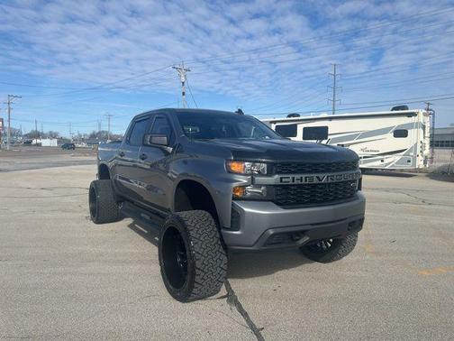 Satin Steel Metallic 2021 Chevrolet Silverado 1500 Custom