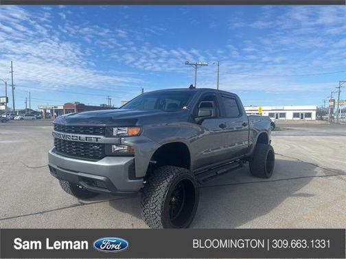 Satin Steel Metallic 2021 Chevrolet Silverado 1500 Custom