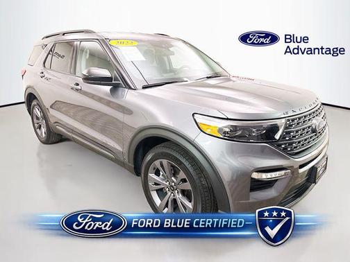 Gray Metallic 2022 Ford Explorer XLT