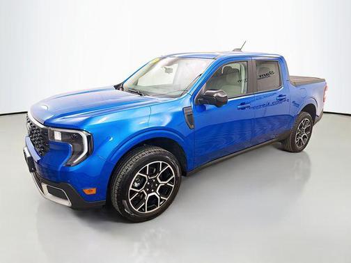 Blue 2025 Ford Maverick Lariat