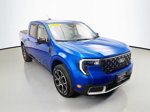 Blue 2025 Ford Maverick Lariat