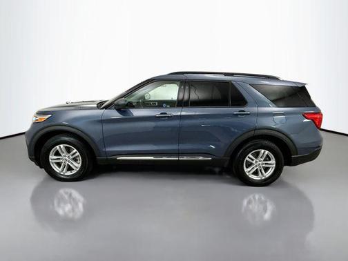 Blue Metallic 2021 Ford Explorer XLT